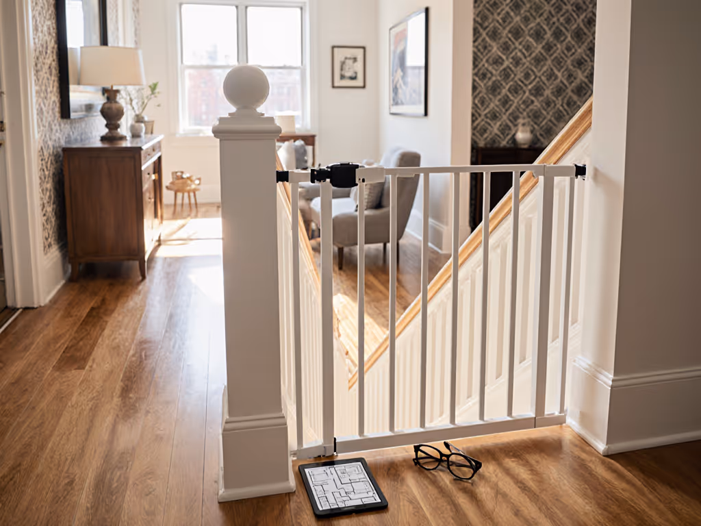 Rental-Safe Gates: No-Drill Solutions for Senior Fall Prevention