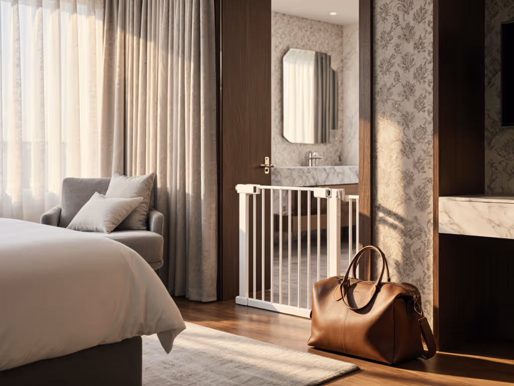 Travel Baby Gates Compared: Safe Hotel Setup, Zero Damage