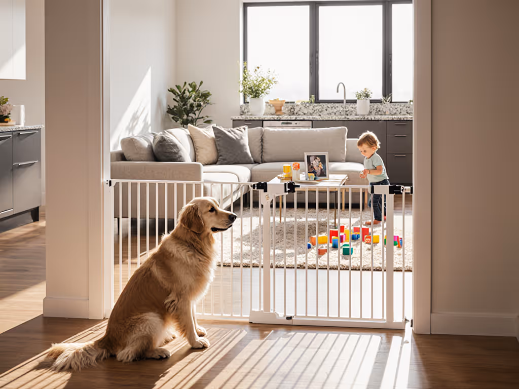 7 Useful Examples of Portable Pet Gates for Home Safety